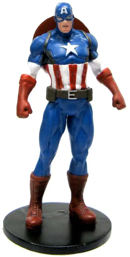 Disney Marvel Avengers Captain America 3.75 PVC Figure Standing Loose ...