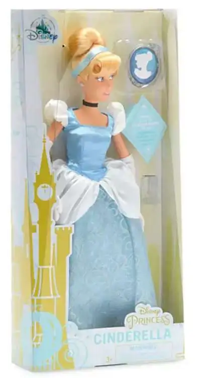 Disney Classic Princess Cinderella 11.5-Inch Doll [with Pendant, Damaged Package]