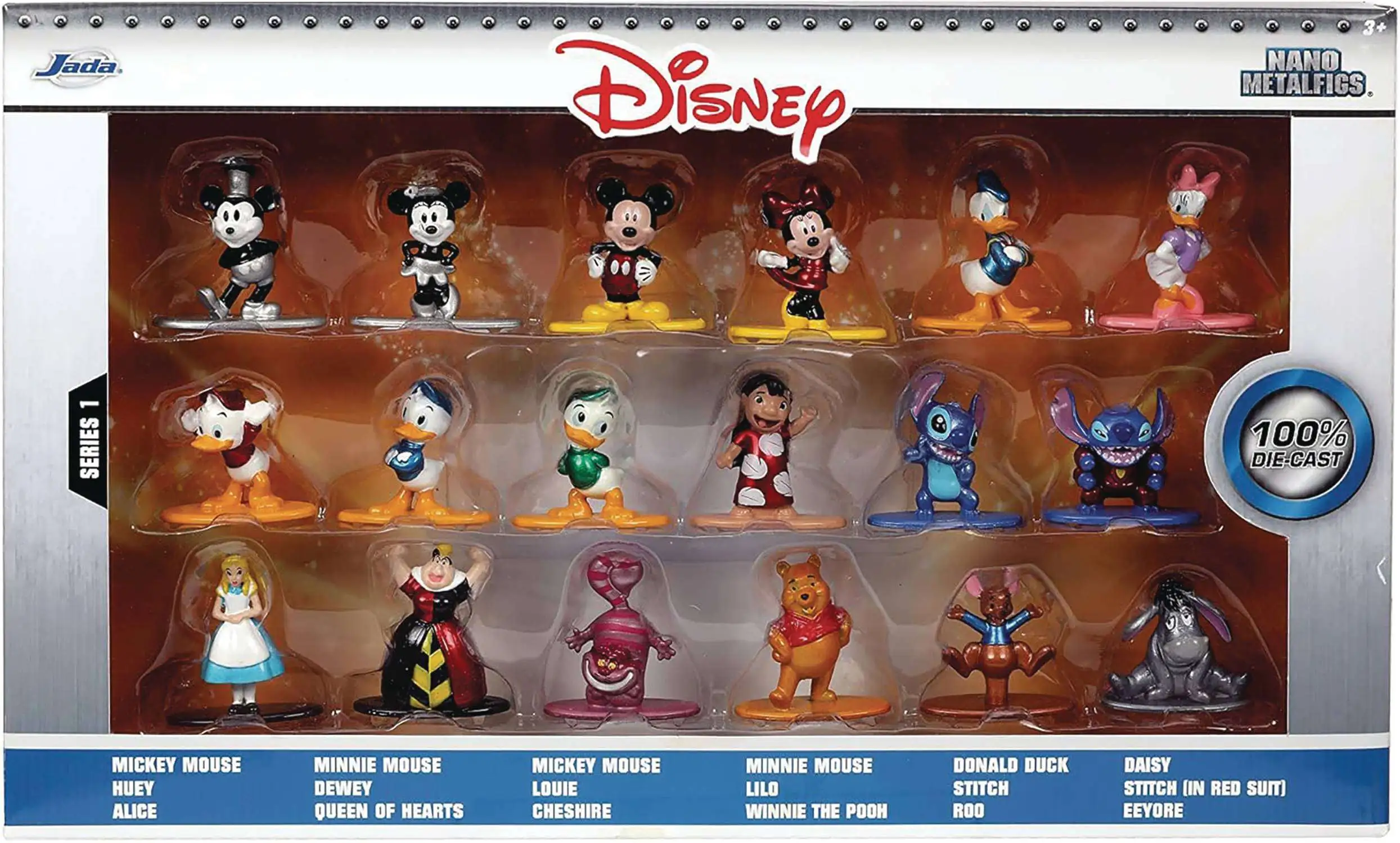 Nano Metalfigs Disney Classic 1.5-Inch Diecast Figure 18-Pack (Pre-Order ships January)