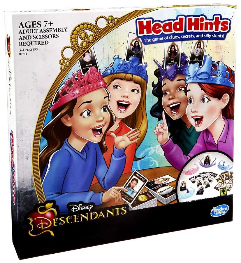 Disney Descendants Head Hints Board Game - ToyWiz