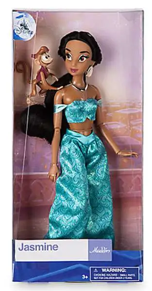 Disney Jasmine Classic Doll includes Abu 