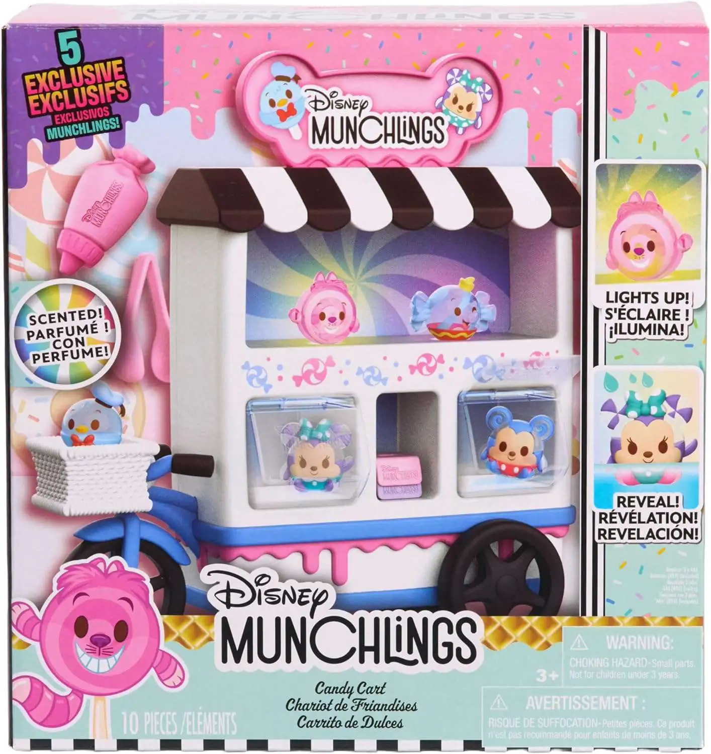 Disney Munchlings Candy Cart Playset Just Play ToyWiz