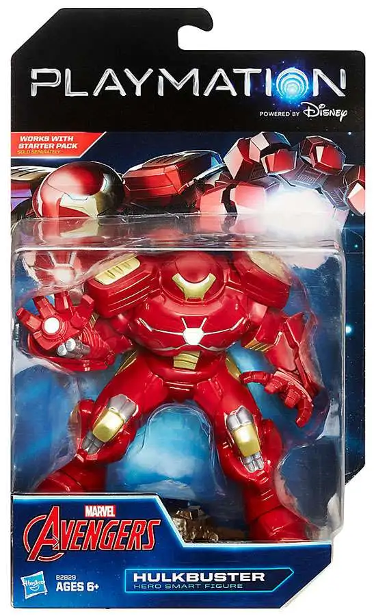 Playmation Marvel Avengers – Figura Intelligente Hulkbuster Con Gear Interattivo, Gioco Fisico E Digitale