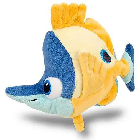 FINDING DORY NEMO MINI BEAN BAG PLUSH NEMO 7" WITH MISMATCHED FINS NWT 