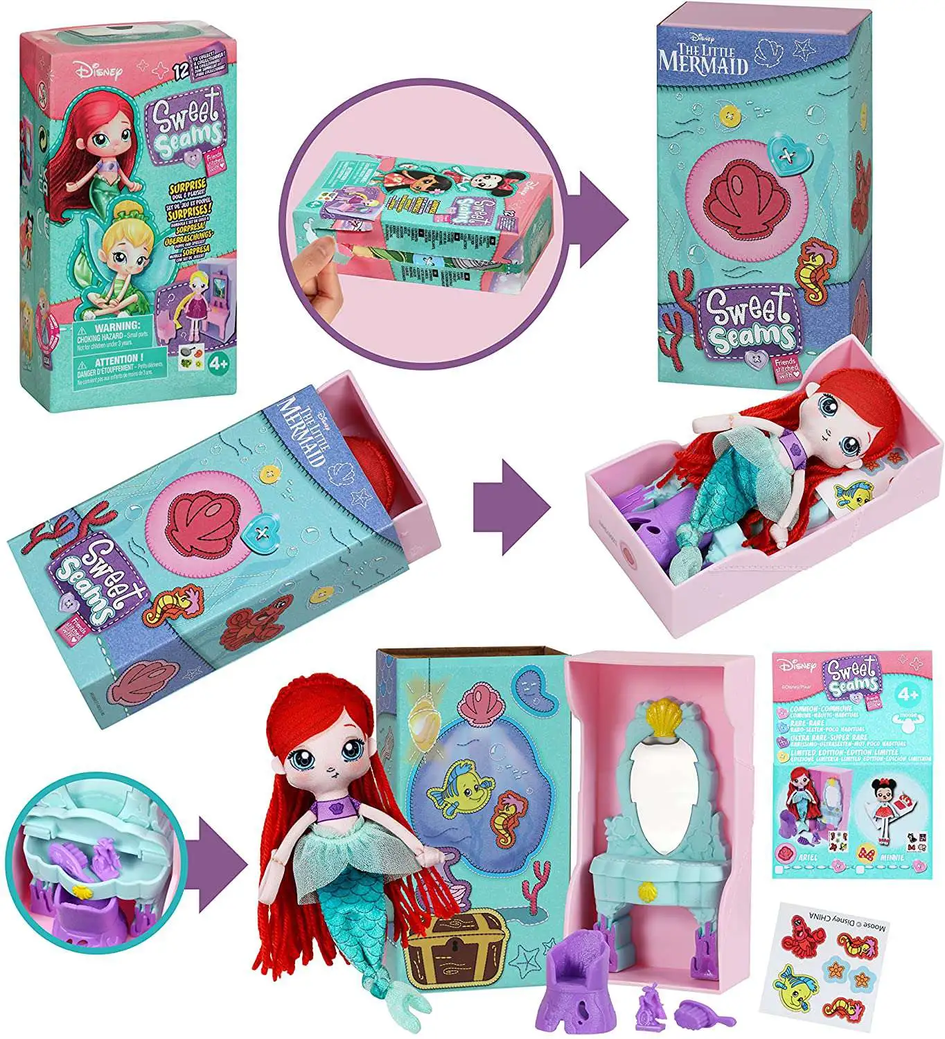 Disney Sweet Seams Single Doll Pack
