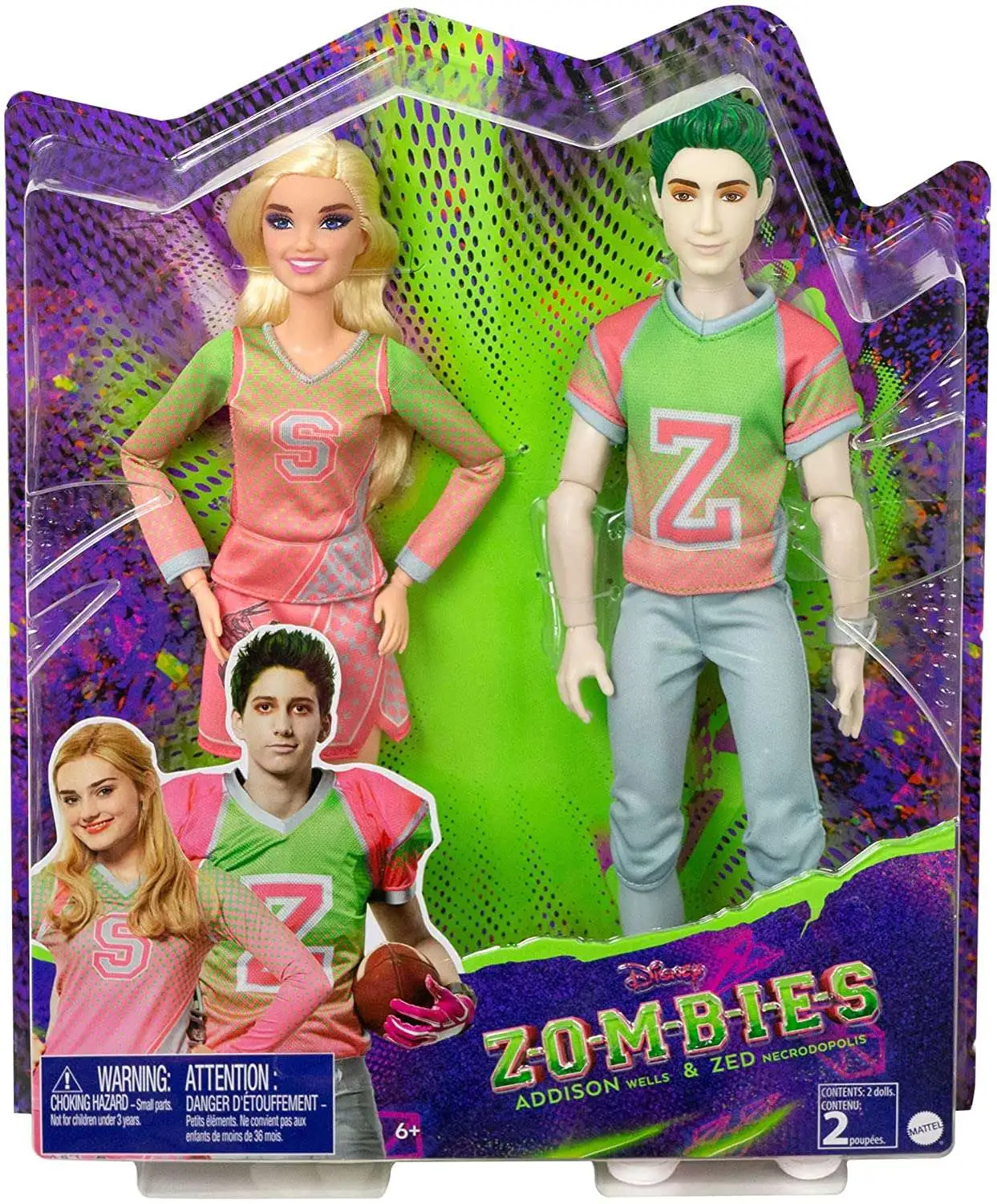 Disney Zombies 3 dolls 