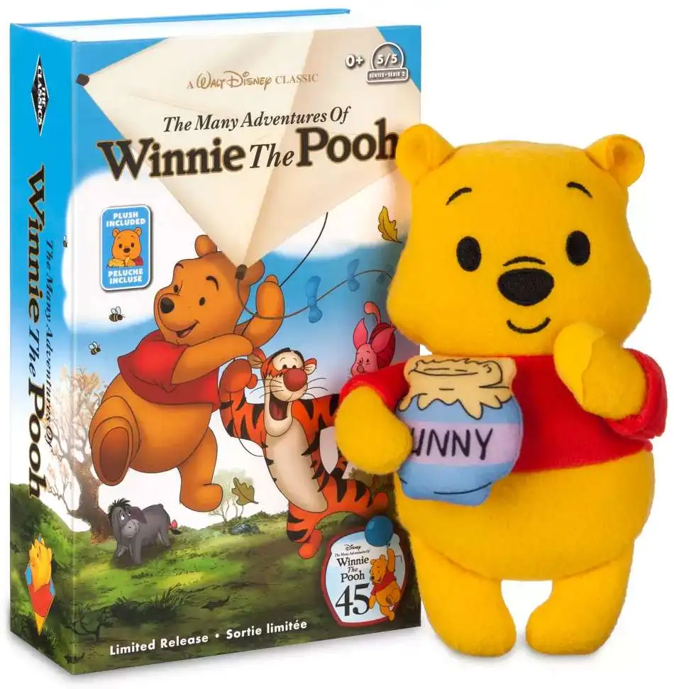 Disney The Many Adventures of Winnie the Pooh Winnie the Pooh Exclusive   VHS Plush - ToyWiz