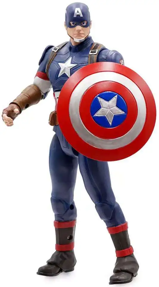 Marvel Power Icons Captain America Action Figure with Sound 