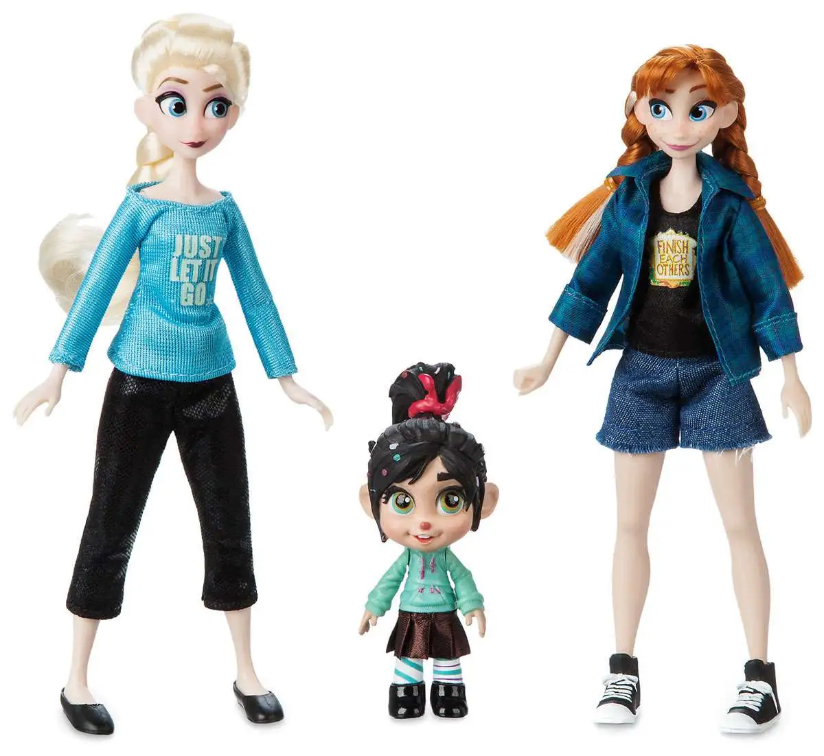 Wreck-It Ralph 2 Elsa & Vanellope Mini Doll Set Ralph Breaks the Internet Anna 