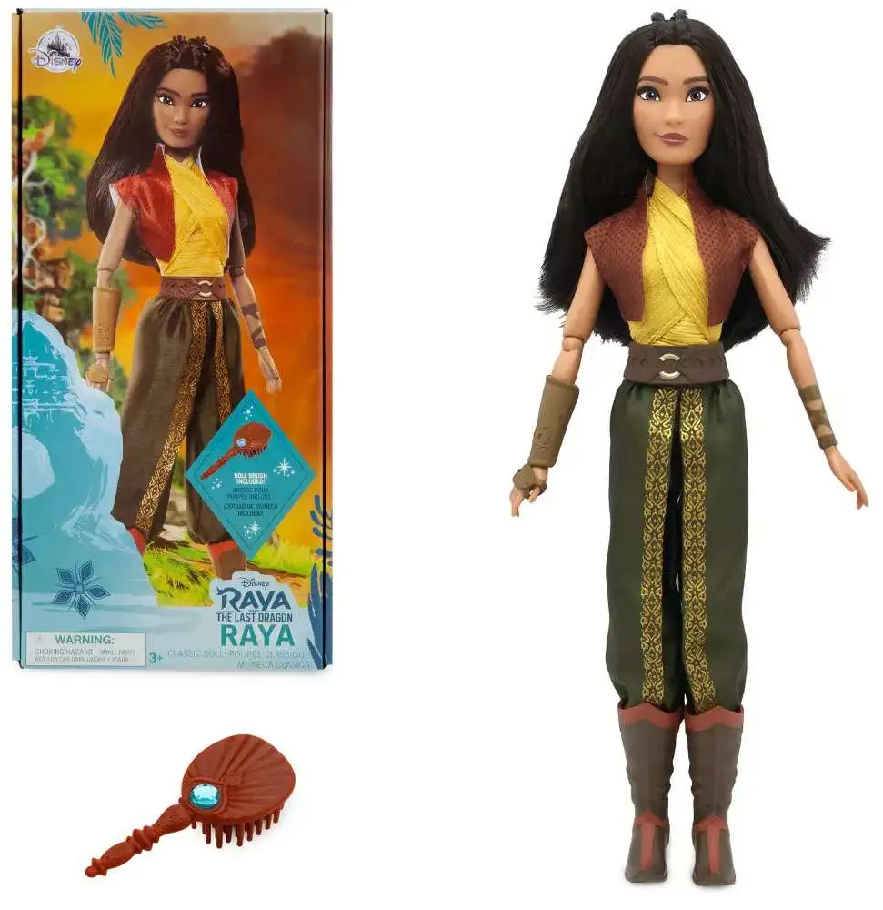 Disney Raya and the Last Dragon Classic Raya Exclusive 11-Inch Doll [with Brush]