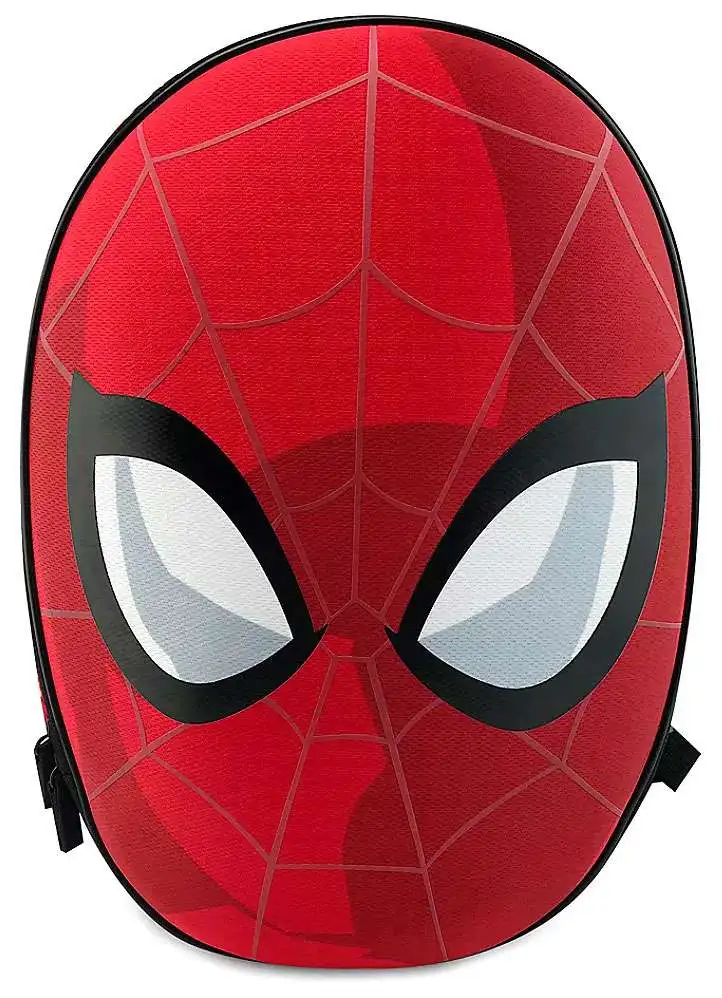 Marvel Spiderman Red Head Shaped Backpack 