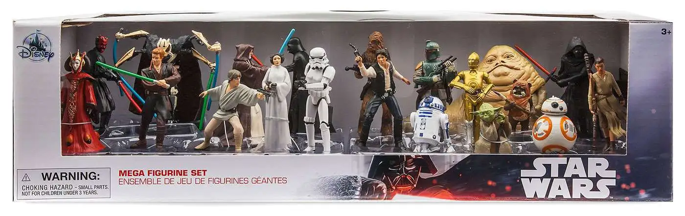Disney Star Wars 2019 Star Wars Exclusive 20-Piece PVC Mega Playset -