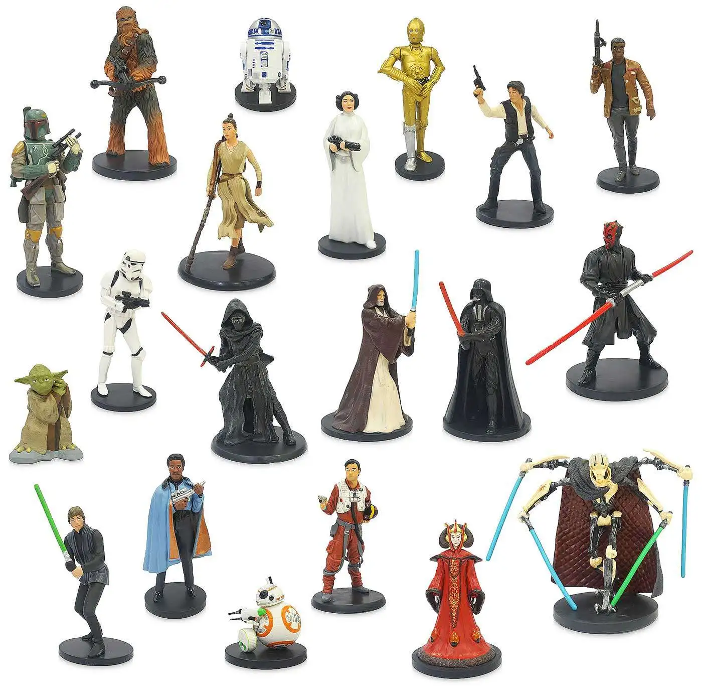 circuit shocking Lender Disney Star Wars Star Wars Mega Figure Set Exclusive 20-Piece PVC Figure  Play Set - ToyWiz