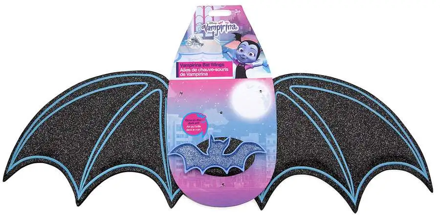 Disney Junior Vampirina Glow-in-the-Dark Bat Wings for Kids Exclusive Costume Accessory