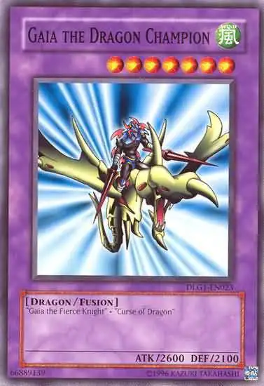 YUGIOH GAIA THE FIERCE KNIGHT COMMON PLAYED-LIGHT PLAYED 