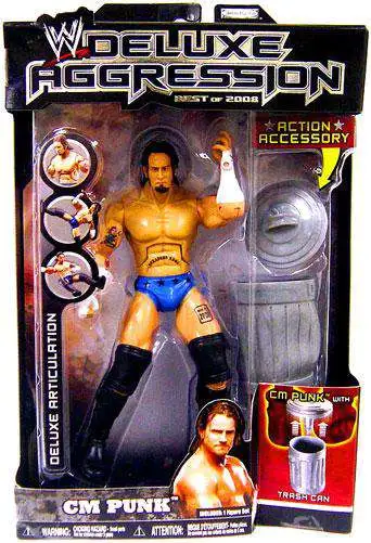 WWE Wrestling Deluxe Aggression Best of 2008 CM Punk Action Figure Jakks  Pacific - ToyWiz