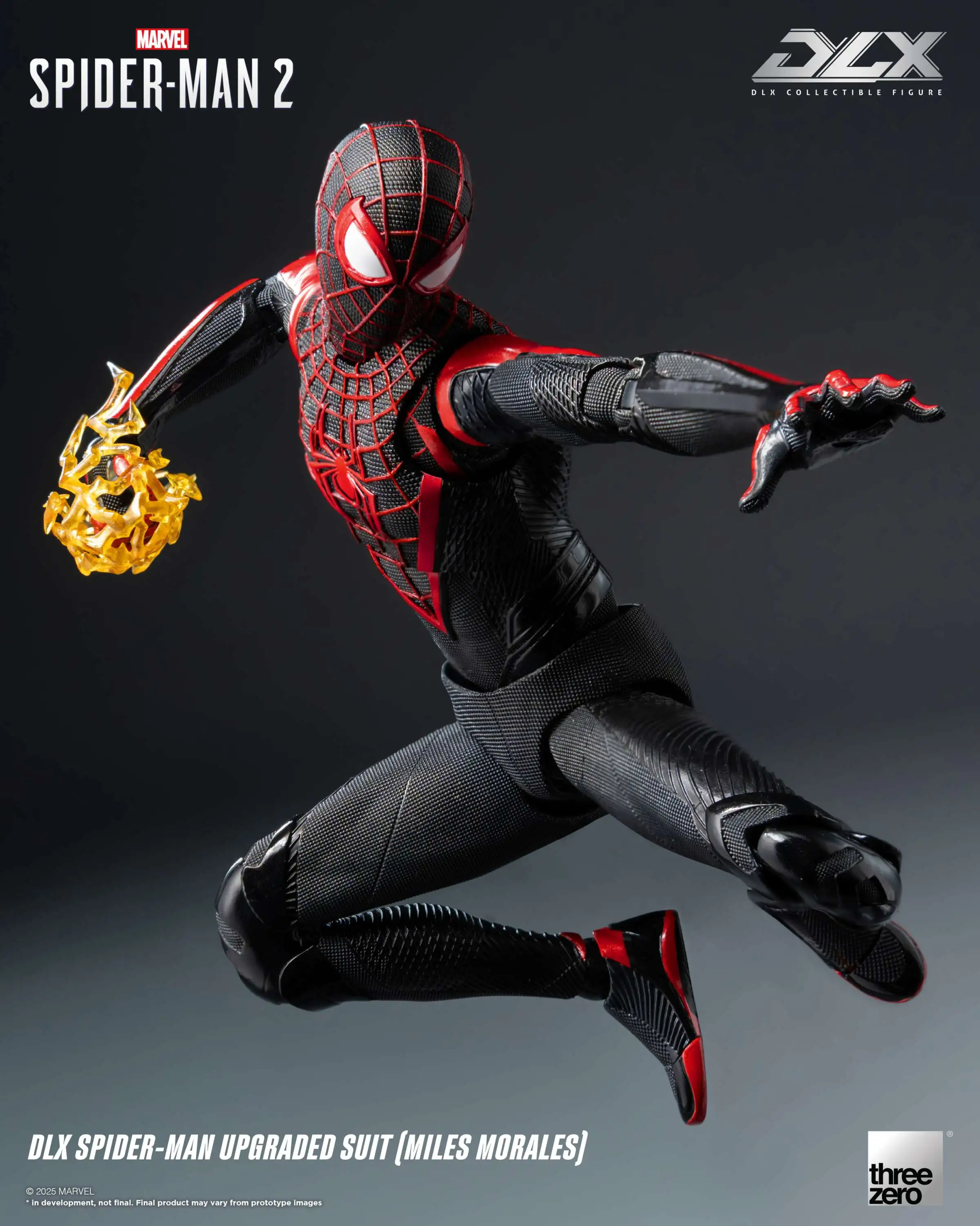 Marvel Spider-Man 2 Miles Moralas DLX Collectible Action Figure [Upgraded Suit] (Pre-Order ships May)