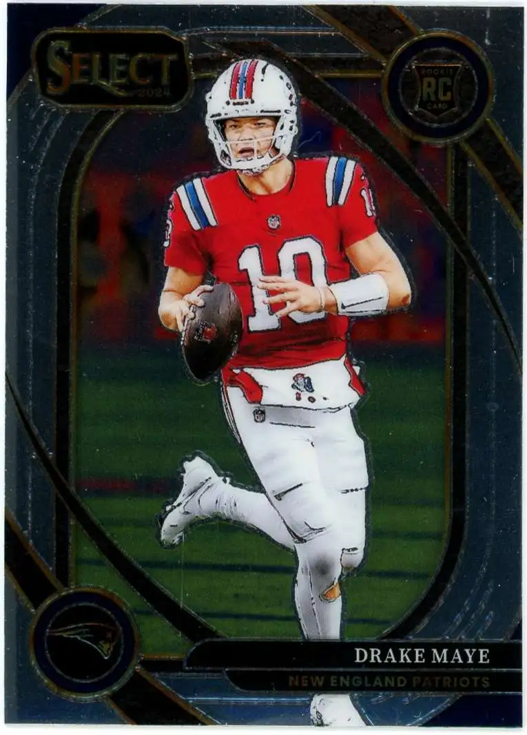 NFL 2024 Panini Select Football Base Club Level Drake Maye #218 [Rookie]