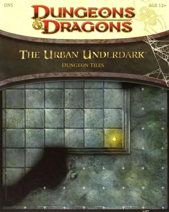 Dungeons & Dragons D&D 4th Edition The Urban Underdark Dungeon Tiles