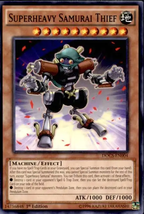 YuGiOh Dimension of Chaos Common Superheavy Samurai Thief DOCS-EN004