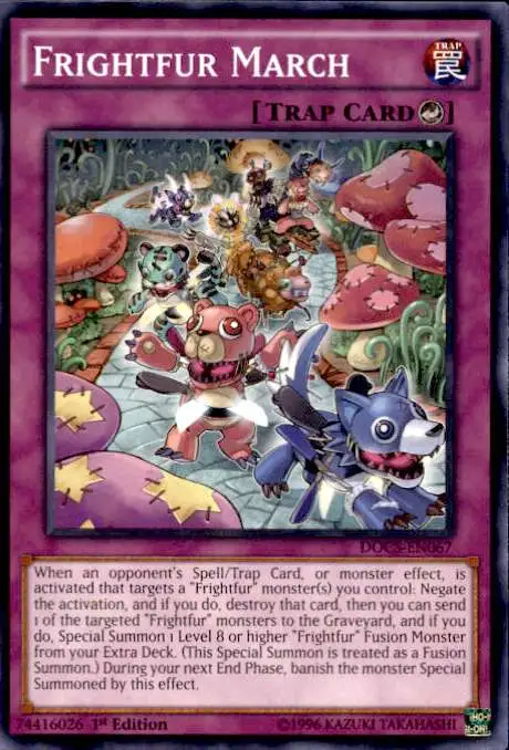 YuGiOh Dimension of Chaos Common Frightfur March DOCS-EN067