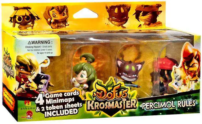 Krosmaster Arena Dofus Percimol Rules Figure 4-Pack #3