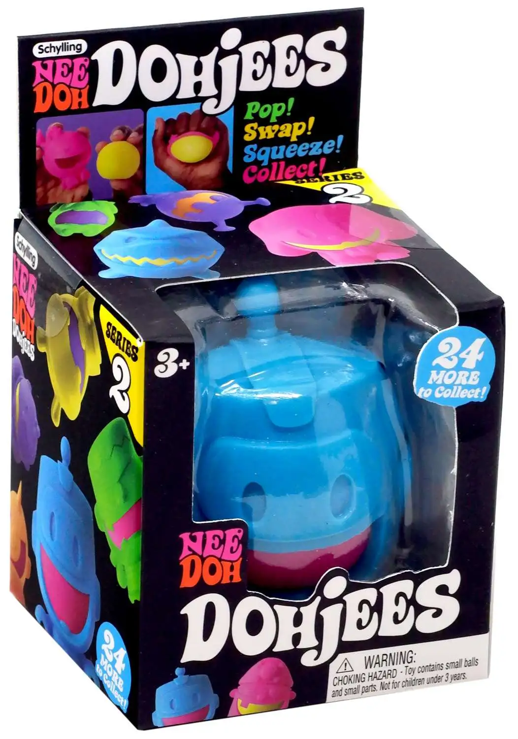 NeeDoh Dohjees Series 2 2-Inch Mystery Pack [1 RANDOM Figure]