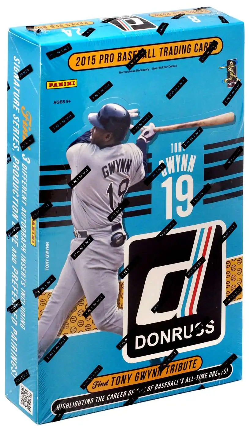 MLB Panini 2015 Donruss Baseball Trading Card HOBBY Box 24 Packs, 3