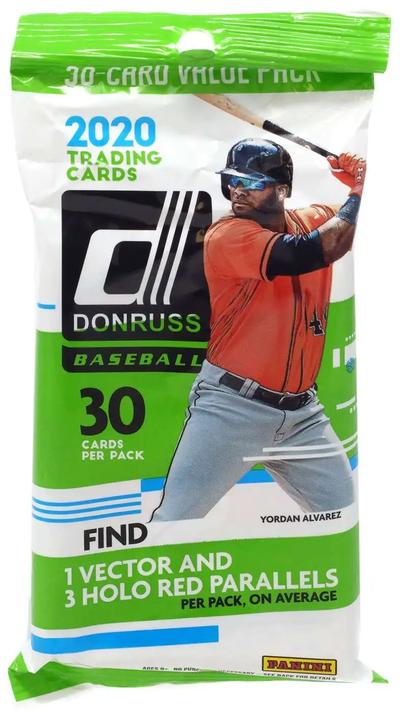 MLB Panini 2020 Donruss Baseball Trading Card VALUE Pack [30 Cards]