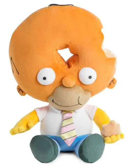 The Simpsons Treehouse of Horror Donut Head Homer 13-Inch Plush (Pre-Order ships June)