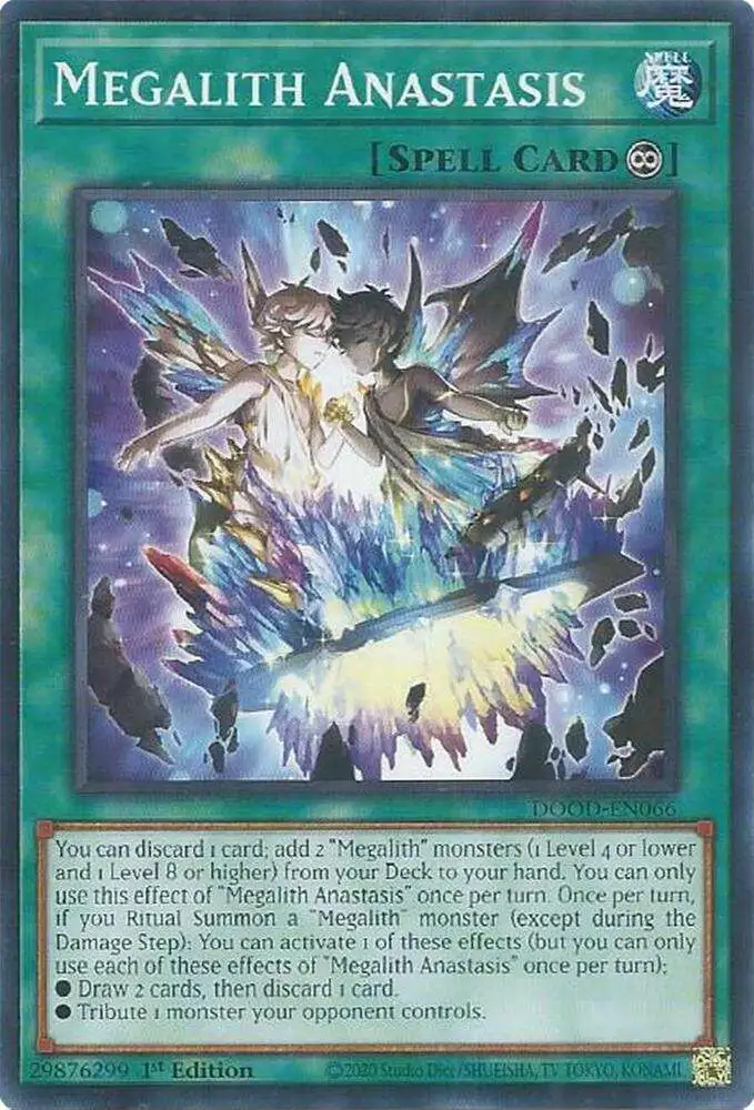 YuGiOh Trading Card Game Doom of Dimensions Common Megalith Anastasis DOOD-EN066