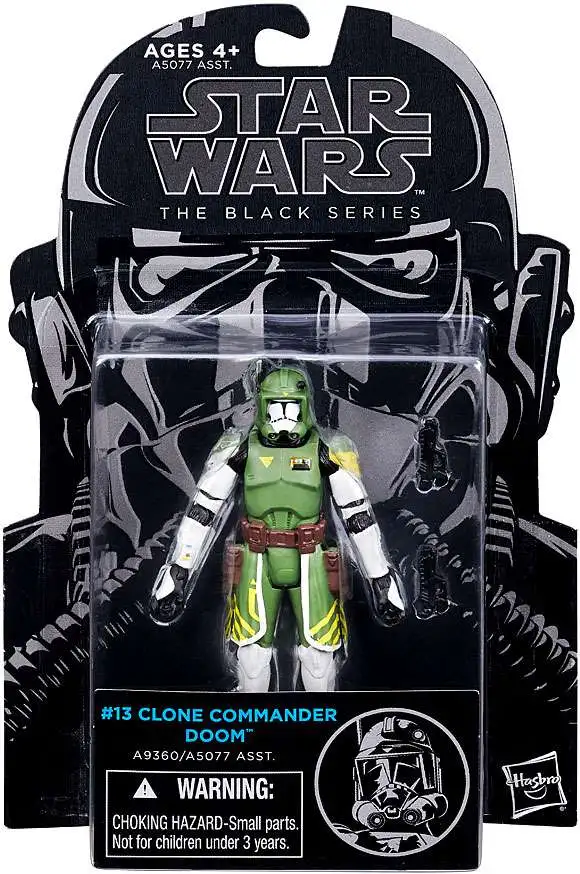 Star Wars Clone Wars Black Series Clone Commander Doom Action Figure #13
