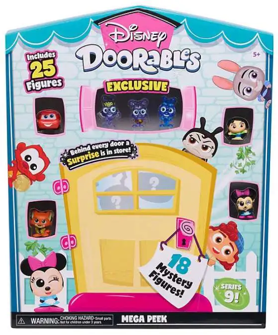 Disney Doorables Series 8, 9 & 10 Village Peek Playset [24 Random Figures]