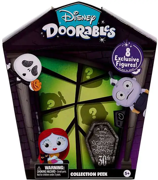 Just Play Disney Doorables Nightmare Before Christmas 1.5-in Figure 8 Piece  Set