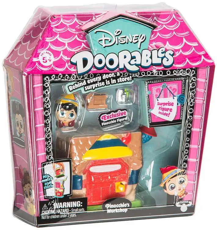 Disney Doorables Pinocchio's Workshop Mini Display Set