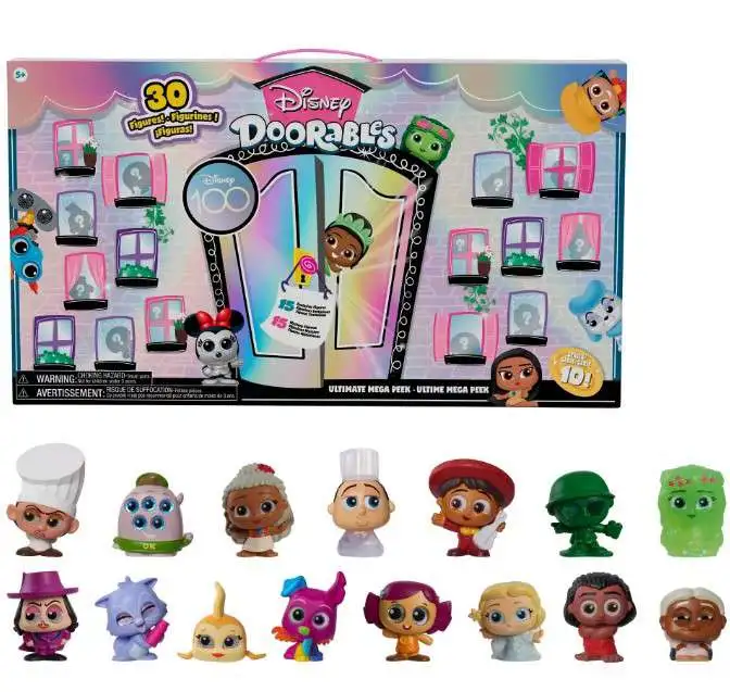 Disney Doorables Series 10 Ultimate MEGA Peek Exclusive Playset 30 Figures,  Celebrate 100 Years of Wonder Moose Toys - ToyWiz