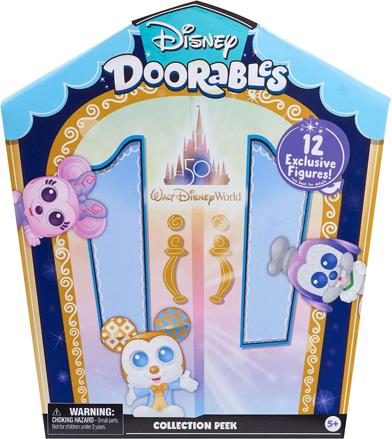 Disney Doorables Collection Peek 50th Anniversary Exclusive Mystery Figure 12-Pack (Pre-Order ships July)