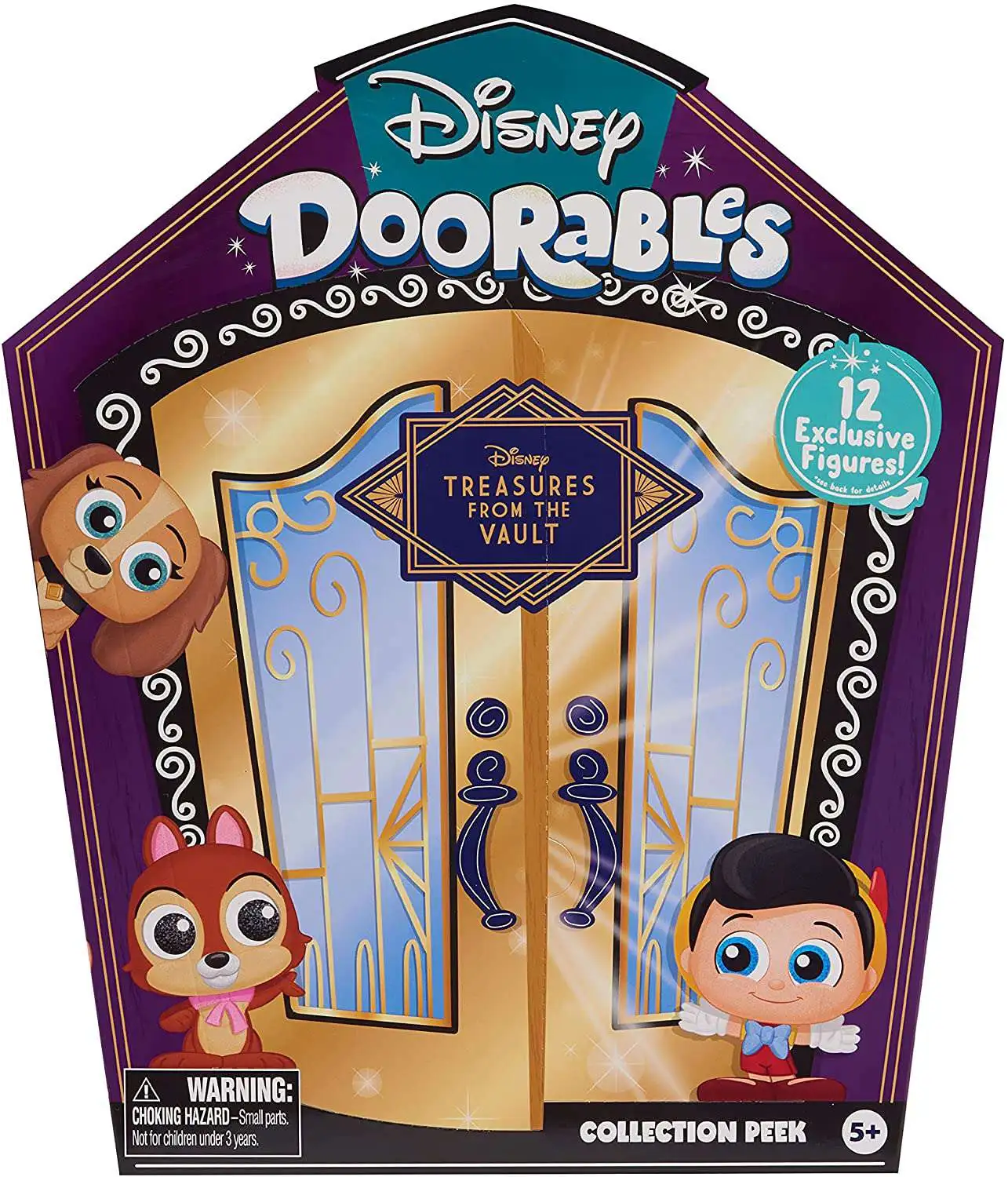 Disney Doorables Collection Peek Treasures From The Vault Exclusive Mystery Figure 12-Pack