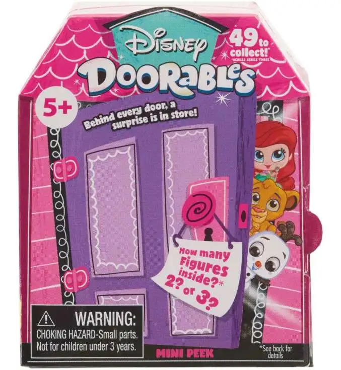 Disney Doorables Series 3 MINI Peek Mystery Pack [2 OR 3 Figures]