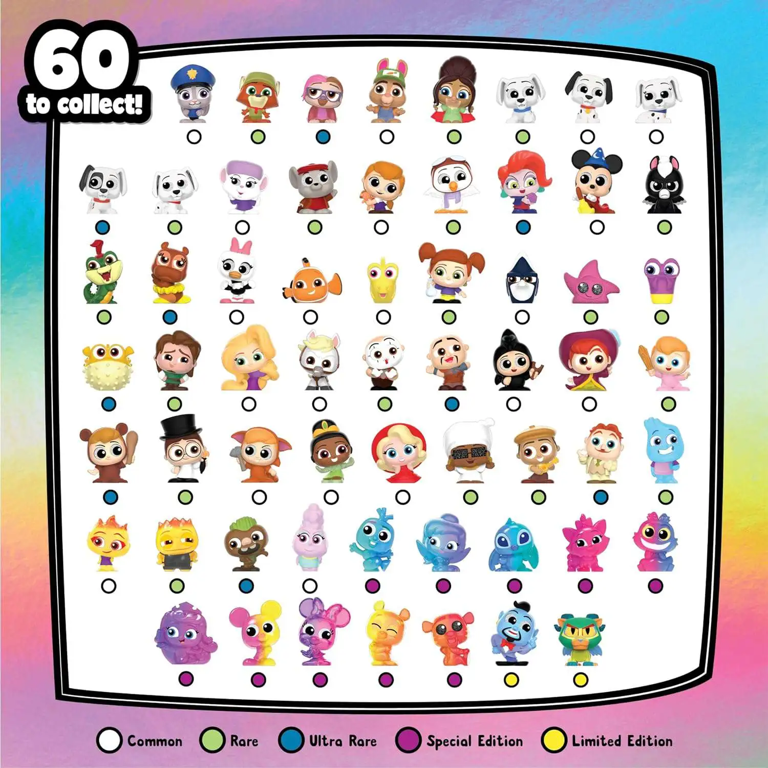 Disney Doorables Series 11 Technicolor Takeover MULTI Peek Mystery Pack