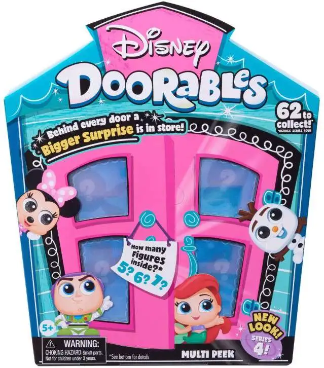 Disney Doorables Series 4 MULTI Peek Mystery Pack [5, 6 or 7 Figures]