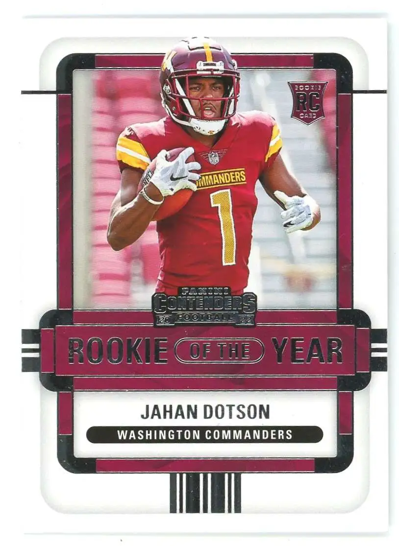 NFL Washington Commanders 2022 Instant Draft Night Football Jahan Dotson  Trading Card 13 Rookie Card Panini - ToyWiz