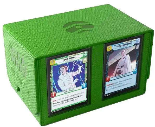 Star Wars: Unlimited Trading Card Game Official Accessory Green Double Deck Pod