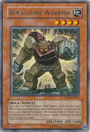 YuGiOh YuGiOh 5D's Duelist Pack Yusei Fudo 2 Rare Rockstone Warrior DP09-EN006