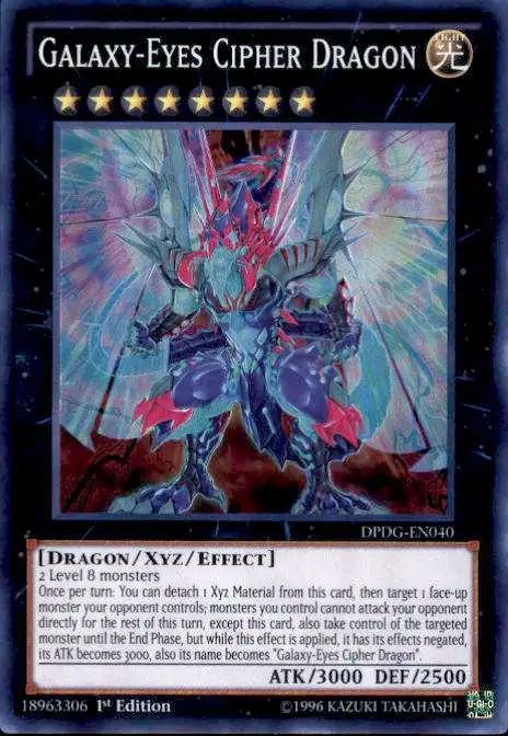 YuGiOh Trading Card Game Duelist Pack Dimensional Guardians Super Rare Galaxy-Eyes Cipher Dragon DPDG-EN040