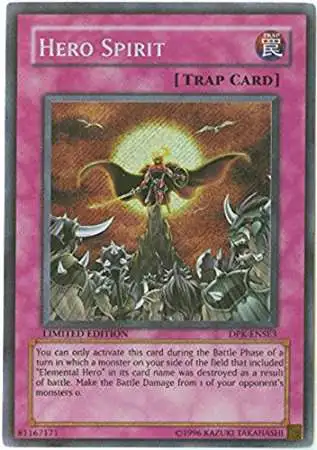 YuGiOh GX Trading Card Game Chazz/Jaden Special Edition Secret Rare Hero Spirit DPK-ENSE3