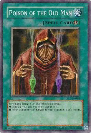YuGiOh Dark Revelation 1 Common Poison of the Old Man DR1-EN088