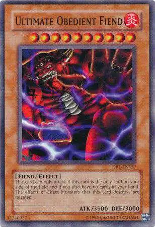YuGiOh Dark Revelation 1 Common Ultimate Obedient Fiend DR1-EN137