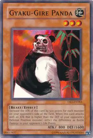 YuGiOh Dark Revelation 1 Common Gyaku-Gire Panda DR1-EN183