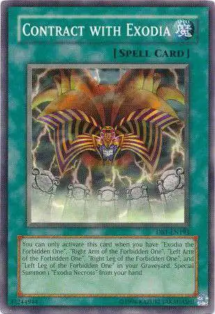 YuGiOh Dark Revelation 1 Common Contract with Exodia DR1-EN193